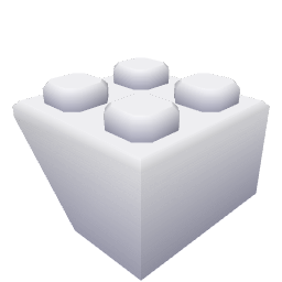 Brick Slope Corner Inside Inverted 2x2